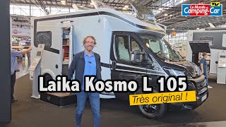 Laika Kosmo L 105  un campingcar très original compact à lits jumeaux de pavillon et familial [upl. by Paco]