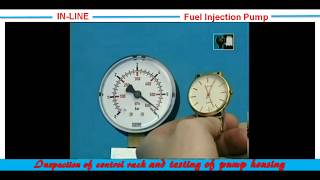 22InLine Motorpal Size MI Pump Inspection of rackamptesting of pump housing اختبار جسم المضخة [upl. by Elder411]