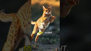 King Cobra vs caracal facts wildanimalfacts animals wildlife [upl. by Nosnehpets]