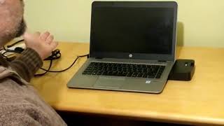 How to set up HP laptop with docking station [upl. by Laubin]