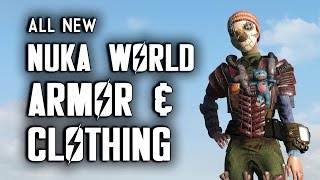 All Nuka World Armor Clothing Hats amp Eyewear  Nuka World Fallout 4 [upl. by Irab]