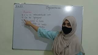 Oligosaccharides Properties Structure of Sucrose Chapter 2 11 class [upl. by Bilow]