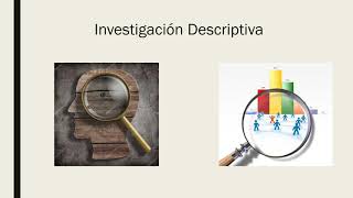 Investigación Diagnóstica Descriptiva y Explicativa [upl. by Lleze141]