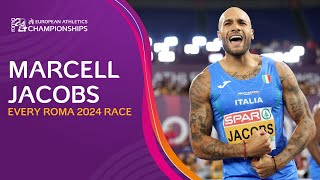 Italys sprint KING 👑 Marcell Jacobs 🇮🇹  Every Roma 2024 race [upl. by Celene178]