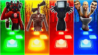 Tf2 Skibidi Toilet vs Siren Head Skibidi vs Titan Speakerman vs Bemax  Tiles Hop EDM Rush [upl. by Daffi438]