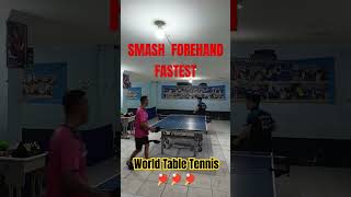 Smash Forehand Fastest worldtabletennis pingpong tabletennisplayer tabletennis tenismeja video [upl. by Anstus]