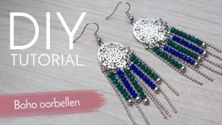 Sieraden maken met Kralenwinkel Online  Boho oorbellen maken [upl. by Rogers109]