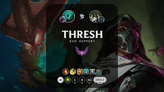 SEASON 14 THRESH SUPPORT GAMEPLAY GUIDE [upl. by Aicatan701]