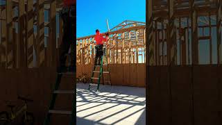 Almost Done Roof Trusses and Wall Framing tinyhome diy [upl. by Adnalue908]