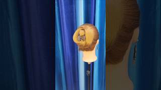 Clutcher Bun beautiful shortvideo hairtutorial [upl. by Ahseei667]