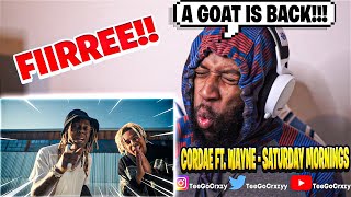 THAT REAL TALK DIFFERENT Cordae  Saturday Mornings feat Lil Wayne REACTION [upl. by Neemsay]