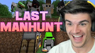 Reaction to Minecraft Speedrunner VS 5 Hunters THE LAST MANHUNT Dream Minecraft Manhunt [upl. by Ermengarde]