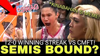 CREAMLINE BACK ON TOP  Bea De Leon vs Maddie Madayag  LABANAN ng SWAG [upl. by Edison]