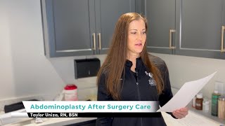 Abdominoplasty After Surgery Care [upl. by Loma855]