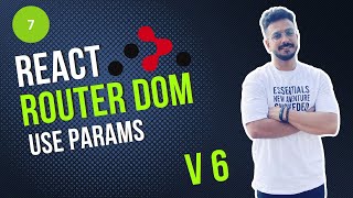 7 React Router DOM  Use Params [upl. by Ellehcram407]