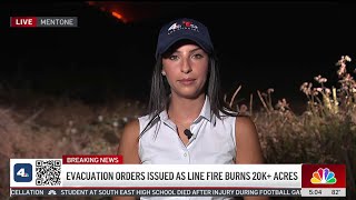 Evacuation orders issued as Line Fire burns over 20K acres [upl. by Eliseo712]