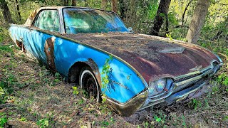 ABANDONED Thunderbird Sitting 40 Years WILL IT RUN  NNKH [upl. by Eittol]