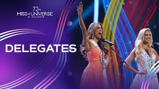 72nd MISS UNIVERSE  Delegate Intros  Miss Universe [upl. by Bergwall]