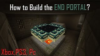 MineCraft Tutorials How to Build The Ender Portal  Kill the Ender Dragon [upl. by Ayenat]