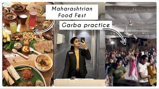 A Day In My Life  Maharashtrian Food Fest  Garba 2022 [upl. by Ferdinana]