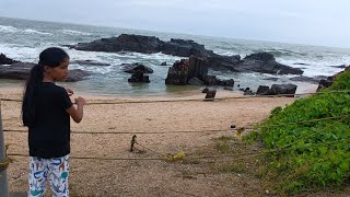 Stmarys Island Udupi view island Udupiisland beach islandview kidsenjoyment [upl. by Anaigroeg120]