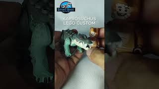 KAPROSUCHUS JURASSIC WORLD DOMINION LEGO CUSTOM DINOSAUR คาโปรซูคัส 卡普罗鳄 카프로수쿠스 [upl. by Crispin231]