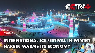 International Ice Festival in Wintry Harbin Warms Its Economy [upl. by Ahsenav]