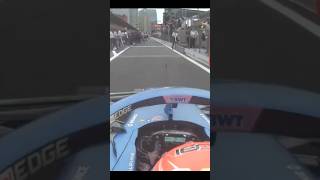 Ocon nearly hits reporters in pit lane f1 ocon mazepin funny ytshorts alpine [upl. by Aniraad]