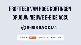 Ebikeaccu Mega herfstkorting [upl. by Nylesaj]