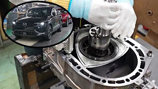 Mazda ROTARY Engine Production In Japan MX30 REV [upl. by Isidor]