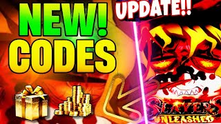 ⭕ JULY UPD ⭕ SLAYERS UNLEASHED CODES  ROBLOX SLAYER UNLEASHED CODES [upl. by Peltz]