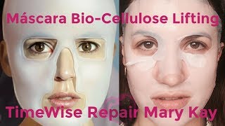 Máscara Facial Biocellulose Timewise Repair™  Mary Kay [upl. by Assila]