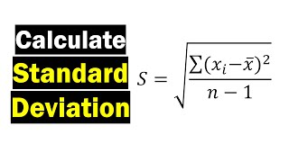 How To Calculate The Standard Deviation  Clearly Explained [upl. by Enillebyam]