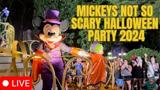 🔴 Live  Mickeys NotSoScary Halloween Party 2024  Live from Magic Kingdom 👻 9152024 [upl. by O'Grady]