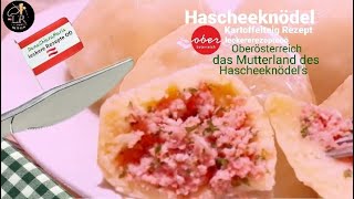 leckere Rezepte OÖ 🇦🇹 Omas Hascheeknödel mit SauerkrautKartoffelteigRezeptWurstknödel [upl. by Garrik627]