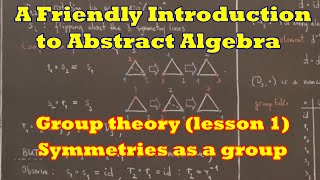 A Friendly Introduction to Abstract Algebra  Group theory lesson 1 SYMMETRY GROUPS [upl. by Wein]