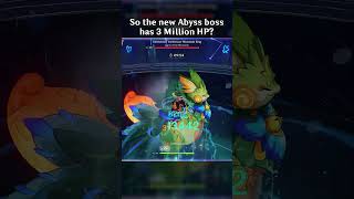 SO THE NEW ABYSS BOSS HAS 3 MILLION HP [upl. by Eikceb183]