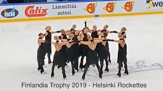 Finlandia Trophy 2019  Helsinki Rockettes  Short Program Synchronized Skating [upl. by Elad]