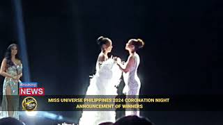 MISS UNIVERSE PHILIPPINES 2024 ANNOUNCEMENT OF WINNERS AND CROWNING MOMENT [upl. by Leda]