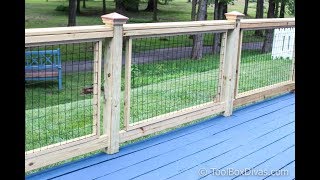 How To Easily Build and Install Deck Railing [upl. by Massimo]