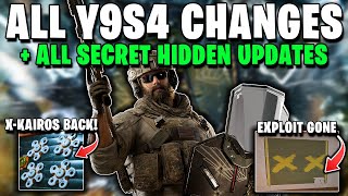 SECRET CHANGES All Y9S4 Updates You NEED To Know  Rainbow Six Siege 2024 [upl. by Florin]