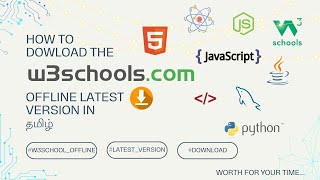 How to download the W3school offline version in tamil  Download W3Schools Offline Tutorial NOW [upl. by Garvin709]