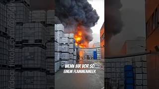 Feuerbrücken verhindern 🔥🚒 feuerwehr ibc großbrand [upl. by Anohr]