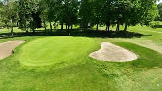 Golf de Lannemezan drone aerial video Lannemezan Hole04 [upl. by Veal]