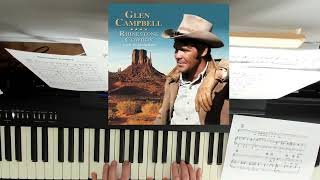 Rhinestone Cowboy  Glen Campbell  Piano [upl. by Rivkah490]