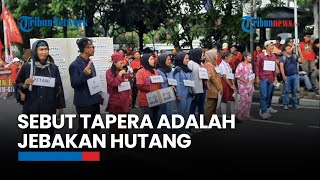 Massa Buruh Demo Tolak Ampera di Patung Kuda Monas [upl. by Aivatnuhs740]