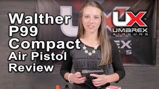 Walther CP99 Compact Air Gun Review P99 Air Pistol  Umarex Airguns [upl. by Collie]