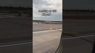 Landing 🛬 B737700 aviation airplane planespotting pilot [upl. by Ahsurej]