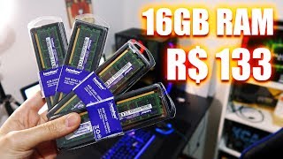 16GB RAM POR 133 REAIS MEMÃ“RIA DE SERVIDOR DA CHINA UNBOX E TESTE [upl. by Aicsila]