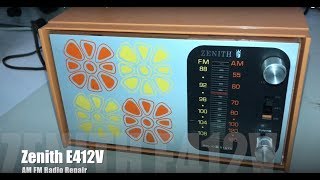 Zenith 412V AMFM Radio Repair  Part 3 of 3  Reassembly and Calibration [upl. by Itsirc]